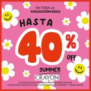 Oferta en la página 1 del catálogo Summer Sale! de Crayon