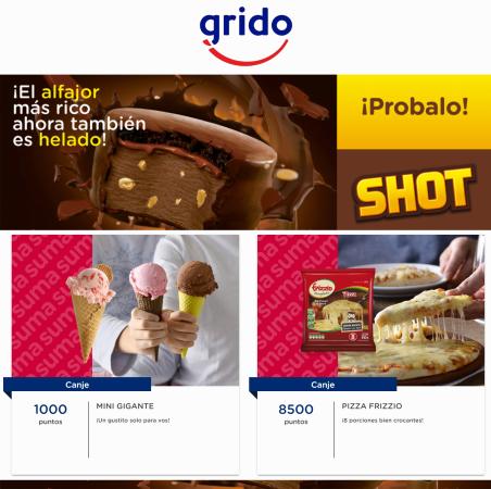 Ofertas de Restaurantes en La Rioja | ¡Las mejores ofertas! de Grido Helado | 26/7/2022 - 9/8/2022