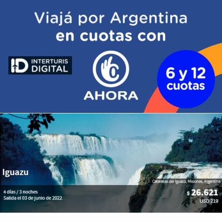 Ofertas de Viajes en La Plata | Viajá x Arg en Cuotas de Interturis | 10/5/2022 - 8/6/2022