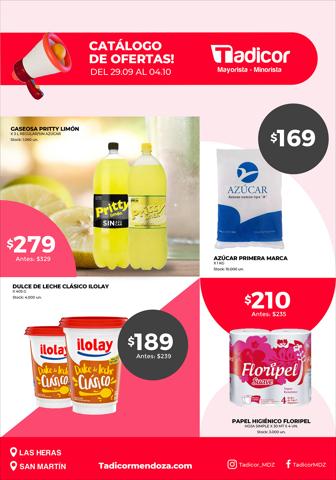 Catálogo Supermercados Tadicor en Godoy Cruz | Ofertas Supermercados Tadicor | 29/9/2022 - 4/10/2022