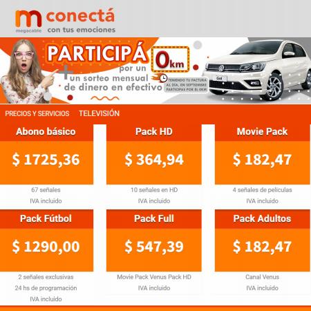 Ofertas de Electrónica y Electrodomésticos en Comodoro Rivadavia | Televisión precios y servicios de Supercanal | 9/8/2022 - 31/8/2022
