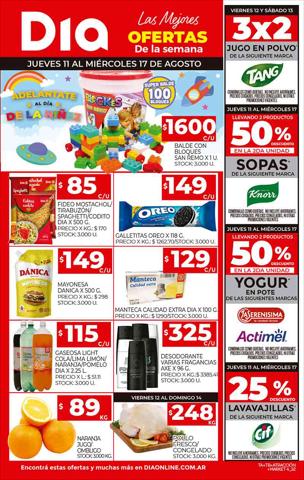 Catálogo Supermercados DIA en Quilmes | Ofertas Dia | 11/8/2022 - 17/8/2022