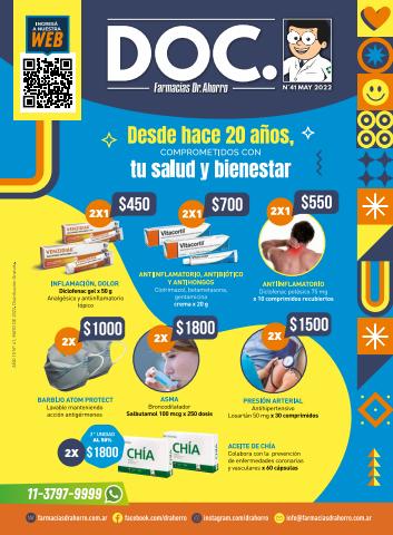 Ofertas de Farmacias y Ópticas en Olivos | Catalogo Mayo 2022 de Farmacias del Dr Ahorro | 12/5/2022 - 31/5/2022