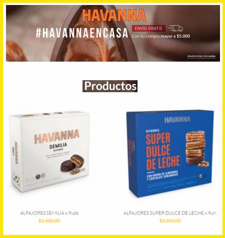 Catálogo Havanna en Comodoro Rivadavia | Envíos Gratis | 19/8/2022 - 10/10/2022