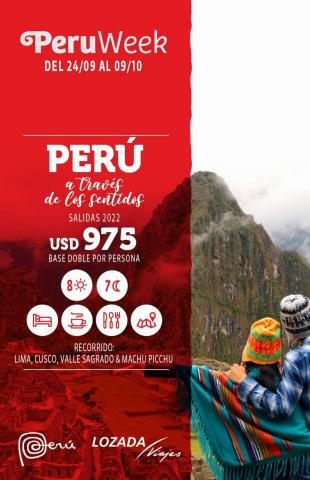 Catálogo Lozada Viajes | Peru Week | 24/9/2022 - 9/10/2022