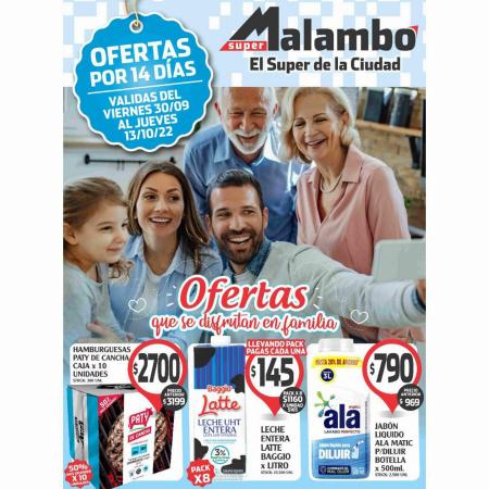 Catálogo Supermercados Malambo en Gualeguaychú | Ofertas Imperdibles | 30/9/2022 - 13/10/2022