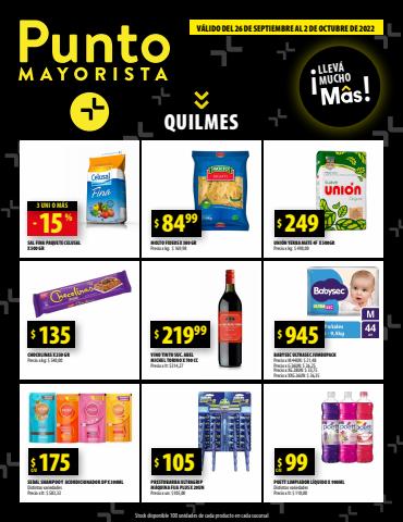 Catálogo Punto Mayorista en Quilmes | ¡LLEVÁ MUCHO MÁS! - QUILMES | 26/9/2022 - 2/10/2022