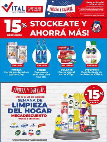 Ofertas de Hiper-Supermercados en Resistencia | ¡Ahorrá y disfrutá! de Supermayorista Vital | 17/8/2022 - 23/8/2022