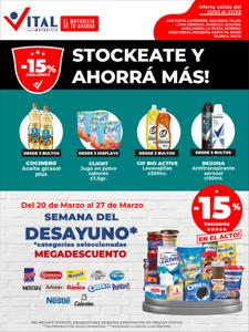 Catálogo Supermayorista Vital en Quilmes | ¡Ahorrá y disfrutá!  | 21/3/2023 - 27/3/2023