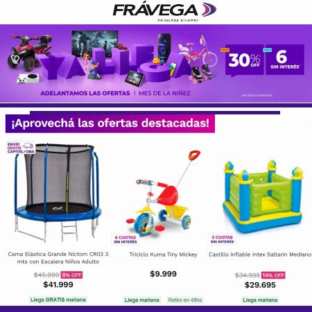 Ofertas de Electrónica y Electrodomésticos en Tigre | Mes de la niñez de Frávega | 2/8/2022 - 31/8/2022