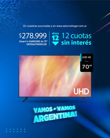 Ofertas de Electrónica y Electrodomésticos en La Paternal | Vamos Argentina!!! de Saturno Hogar | 1/12/2022 - 15/12/2022