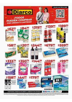 Ofertas de Hiper-Supermercados en el catálogo de Diarco ( Vence hoy)