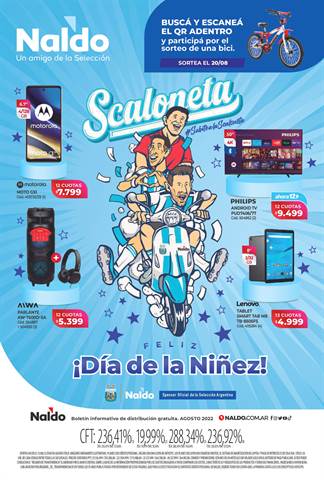 Ofertas de Hiper-Supermercados en Bahía Blanca | ¡FELIZ DIA DE LA NIÑEZ! de Naldo Lombardi | 1/8/2022 - 31/8/2022