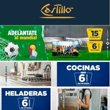 Ofertas de Electrónica y Electrodomésticos en San Salvador (Jujuy) | Adelantate al mundial de Castillo Hogar | 7/11/2022 - 1/12/2022