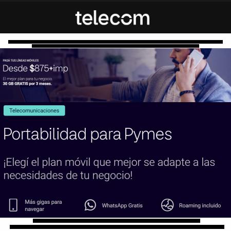 Ofertas de Electrónica y Electrodomésticos en Venado Tuerto | Planes Celulares de Telecom | 6/7/2022 - 15/8/2022