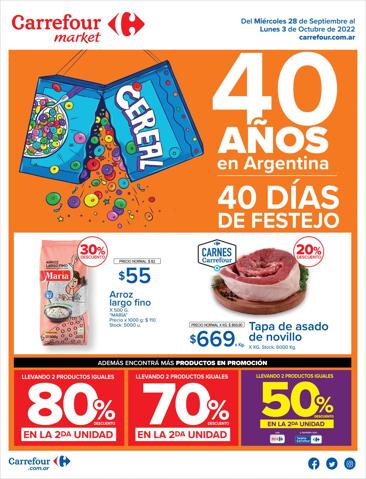 Catálogo Carrefour Market en La Plata | Catálogo Ofertas Market | 28/9/2022 - 3/10/2022