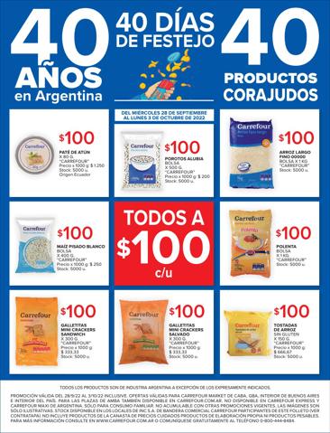 Catálogo Carrefour Market en La Plata | Catálogo Ofertas Market | 28/9/2022 - 3/10/2022