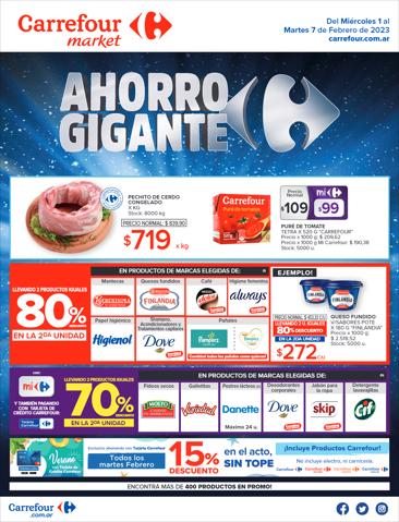 Catálogo Carrefour Market en Martínez | Catálogo Ahorro Gigante Market | 1/2/2023 - 7/2/2023