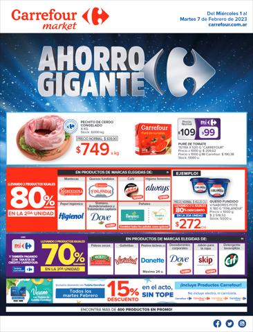 Catálogo Carrefour Market en Córdoba | Catálogo Ahorro Gigante Market | 1/2/2023 - 7/2/2023