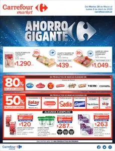 Ofertas de Hiper-Supermercados en Mar del Plata | Catálogo Ahorro Gigante Market de Carrefour Market | 28/3/2023 - 3/4/2023