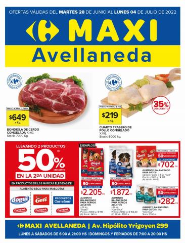 Ofertas de Hiper-Supermercados | DESCUENTOS SEMANALES - AVELLANEDA de Carrefour Maxi | 1/7/2022 - 4/7/2022