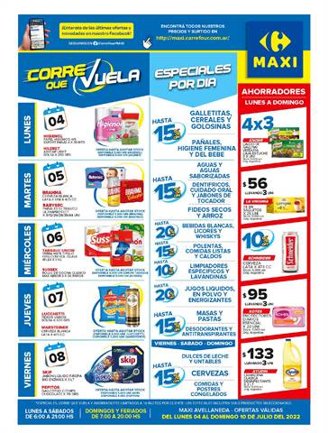 Catálogo Carrefour Maxi en Avellaneda (Buenos Aires) | OFERTAS SEMANALES - AVELLANEDA | 4/7/2022 - 10/7/2022