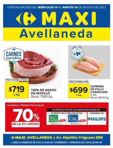 Ofertas de Hiper-Supermercados en San Francisco Solano | DESCUENTOS SEMANALES - AVELLANEDA de Carrefour Maxi | 10/8/2022 - 16/8/2022