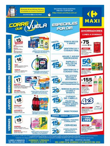 Ofertas de Hiper-Supermercados en Banfield | OFERTAS SEMANALES - BUENOS AIRES de Carrefour Maxi | 15/8/2022 - 21/8/2022