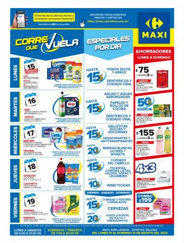 Ofertas de Hiper-Supermercados en Banfield | OFERTAS SEMANALES - AVELLANEDA de Carrefour Maxi | 15/8/2022 - 21/8/2022