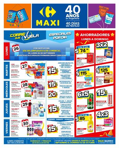 Catálogo Carrefour Maxi en Tortuguitas | OFERTAS SEMANALES - ITUZAINGÓ Y ESCOBAR | 27/9/2022 - 2/10/2022