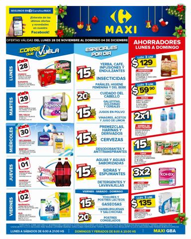 Ofertas de Hiper-Supermercados | OFERTAS SEMANALES - BUENOS AIRES  de Carrefour Maxi | 28/11/2022 - 4/12/2022