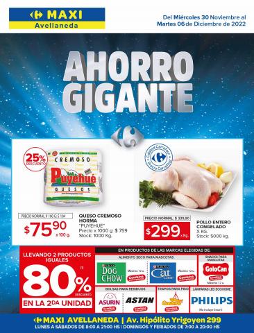 Ofertas de Hiper-Supermercados | DESCUENTOS SEMANALES - AVELLANEDA de Carrefour Maxi | 30/11/2022 - 6/12/2022