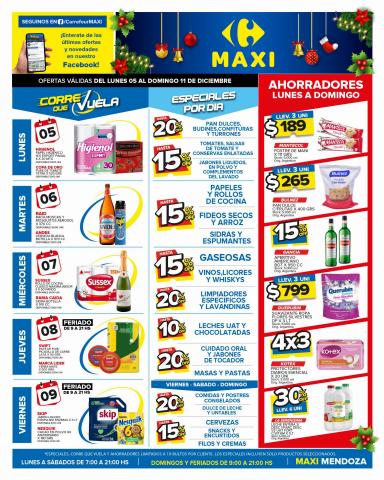 Ofertas de Hiper-Supermercados en Mendoza | OFERTAS SEMANALES - MENDOZA de Carrefour Maxi | 5/12/2022 - 11/12/2022