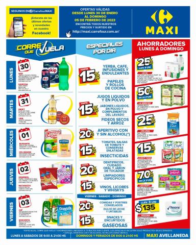 Catálogo Carrefour Maxi en Buenos Aires | OFERTAS SEMANALES - AVELLANEDA | 30/1/2023 - 5/2/2023