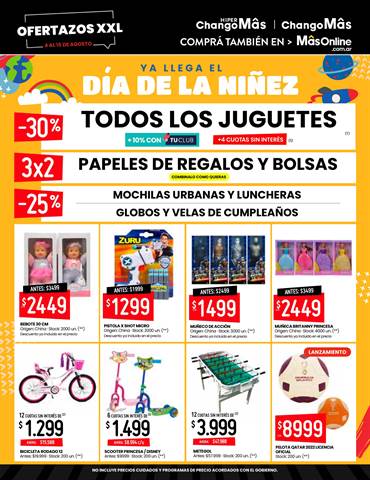 Catálogo HiperChangomas | OFERTAZOS XXL | 4/8/2022 - 15/8/2022