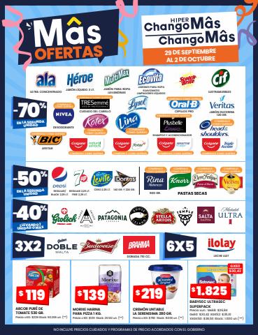 Ofertas de Hiper-Supermercados en Godoy Cruz | MÂS OFERTAS de HiperChangomas | 29/9/2022 - 2/10/2022