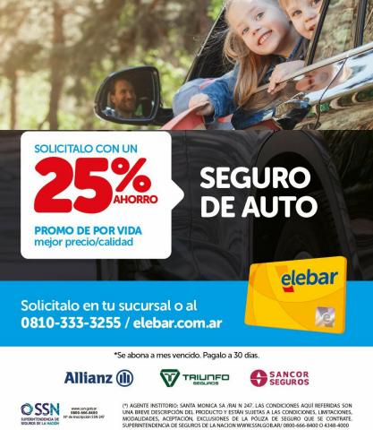 Ofertas de Bancos y Seguros en Quilmes | Servicios y Promociones  de Elebar | 11/5/2022 - 30/6/2022