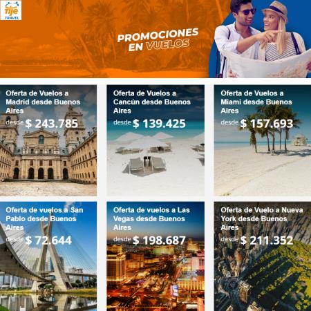 Ofertas de Viajes en Lanús | Promociones Tije de Tije Travel | 7/10/2022 - 20/10/2022