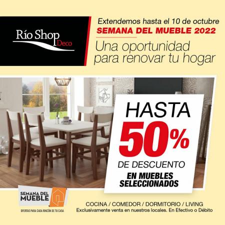 Catálogo Rio Shop Deco | Semana del mueble  | 3/10/2022 - 10/10/2022