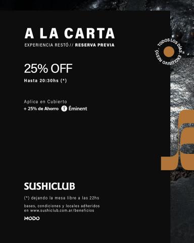 Sushi Club en San Cristóbal (Buenos Aires) | Promociones y Descuentos  Semanales