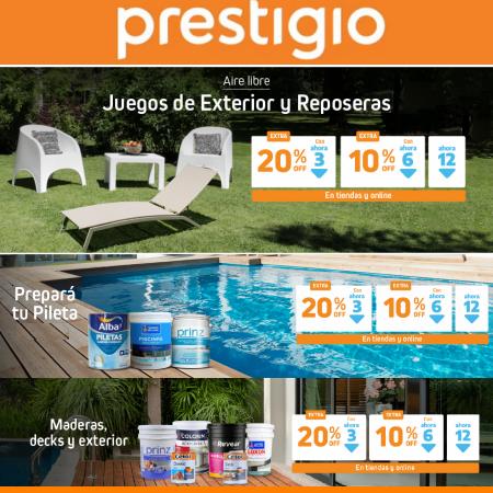 Ofertas de Ferreterías y Jardín en Tortuguitas | Prepará tu piscina de Prestigio | 6/10/2022 - 20/10/2022