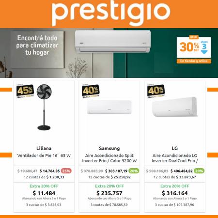 Catálogo Prestigio en La Plata | Climatizá tu hogar | 29/11/2022 - 13/12/2022