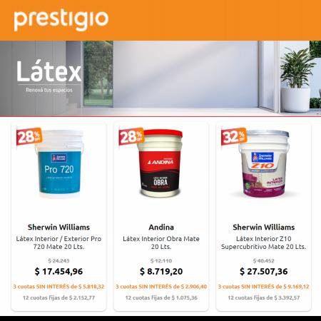 Catálogo Prestigio | Especial látex | 17/5/2023 - 17/6/2023