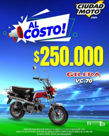 Catálogo Ciudad Moto | Al costo! | 14/11/2022 - 4/12/2022