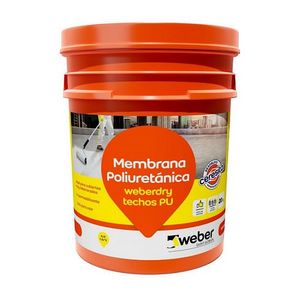 Oferta de Membrana liquida Weber Techos PU 20kg para cubiertas muy deterioradas por $31091,23 en Merlino