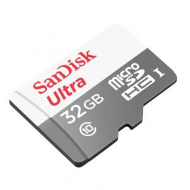 Oferta de Tarjeta de Memoria 32GB Clase 10 SANDISK Ultra Micro SD por $1399