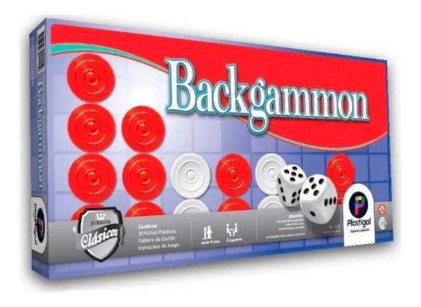 Oferta de Juego De Mesa Backgammon Plastigal 155 By Creciendo por $890