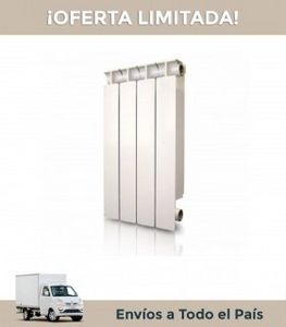 Oferta de Radiador Peisa T X 02 Elementos 500mm Aluminio en Ama Hogar