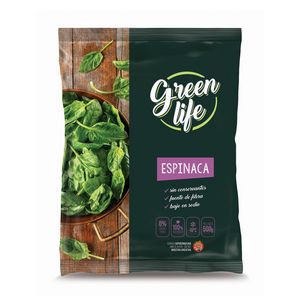 Oferta de Espinaca congelada Green Life 500 g. por $379,2 en Carrefour