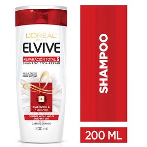 Oferta de Shampoo Elvive Reparación Total 5 CICA repair 200 cc. por $309,6 en Carrefour